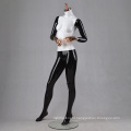 Lifelike chrome gold hand fiberglass body used shop abstract glossy female mannequin full body